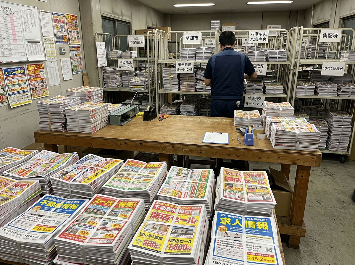 ポスティング・新聞折込手配